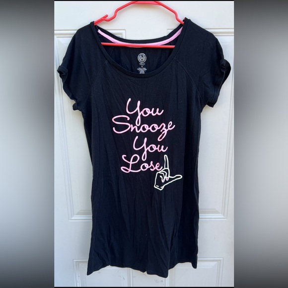 SO Black Intimates Sleeping Dress - Picture 1 of 4